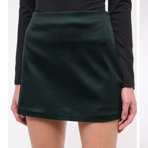 Abercrombie & Fitch Dark Green Mini Skirt